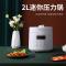 荣事达(Royalstar)迷你小电压力锅YDG20-60A117一键排气家用小型高压电饭锅 多功能1-3人