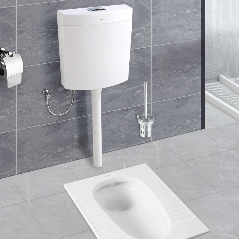 东鹏蹲便器带存水弯后进前排视频