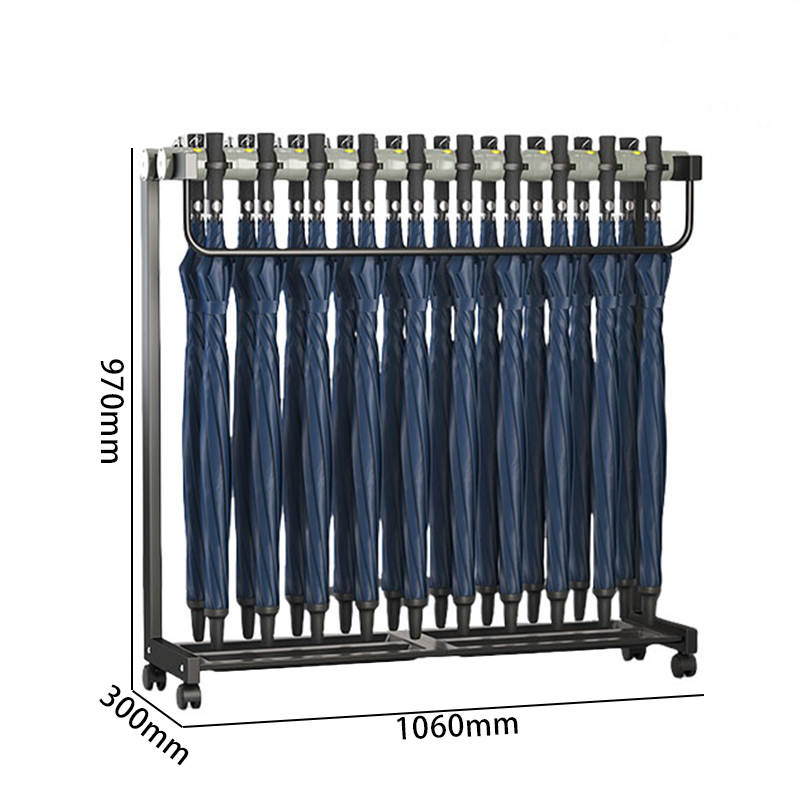 豫汉迎雨伞架带伞 20头雨伞架带伞1060*300*970mm套 默认