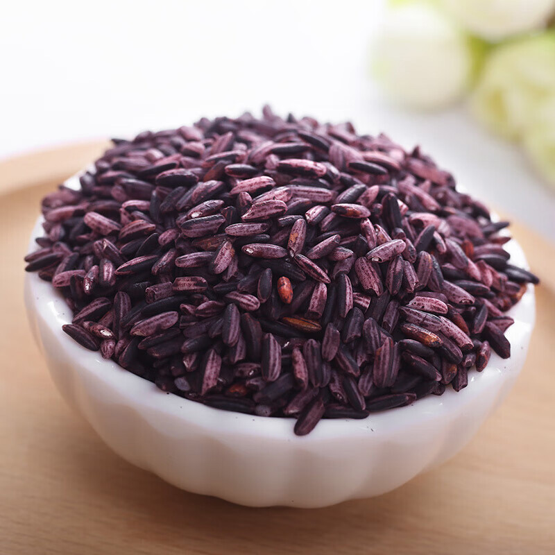 燕之坊紫米软糯可口颗粒饱满大小均匀品相完好米香浓郁470g高清大图