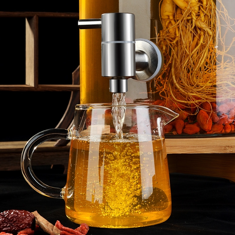 烘焙精灵泡酒玻璃瓶家用密封加厚酒桶药酒罐专用酒瓶空瓶酒坛子带龙头