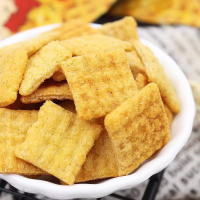 琥珀小米锅巴袋装22g*20包组合口味8090后怀旧解馋小零食小吃网红休闲食品(麻辣味+牛肉味)
