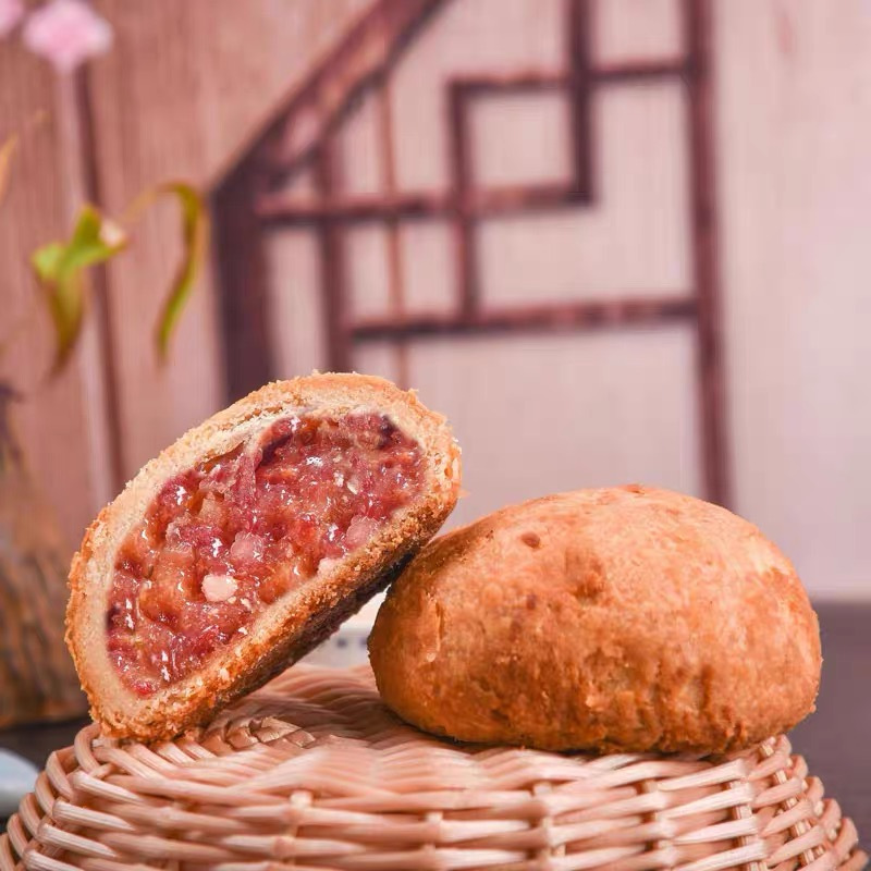 红塔 纸包硬壳云腿月饼100g