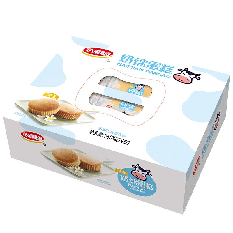 达利园 糕点 面包 零食 奶绵蛋糕960g(品质早餐)