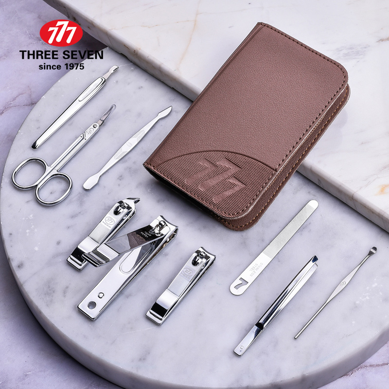 (THREE SEVEN777)指甲修护套装9件套TSM-721(蓝色、棕色)高清大图
