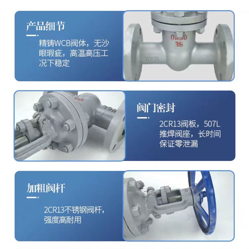 晟宏德铸钢法兰闸阀 DN40 DN50 DN65 DN80 DN100 DN125 DN150 DN200高清大图