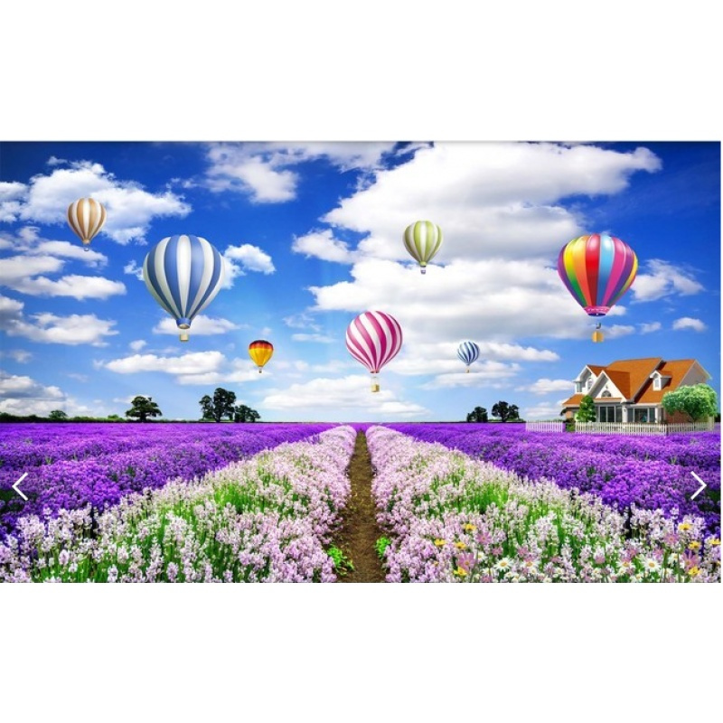 花的海洋美丽花海电视背景墙客厅沙背景墙纸装饰画壁纸壁画壹德壹