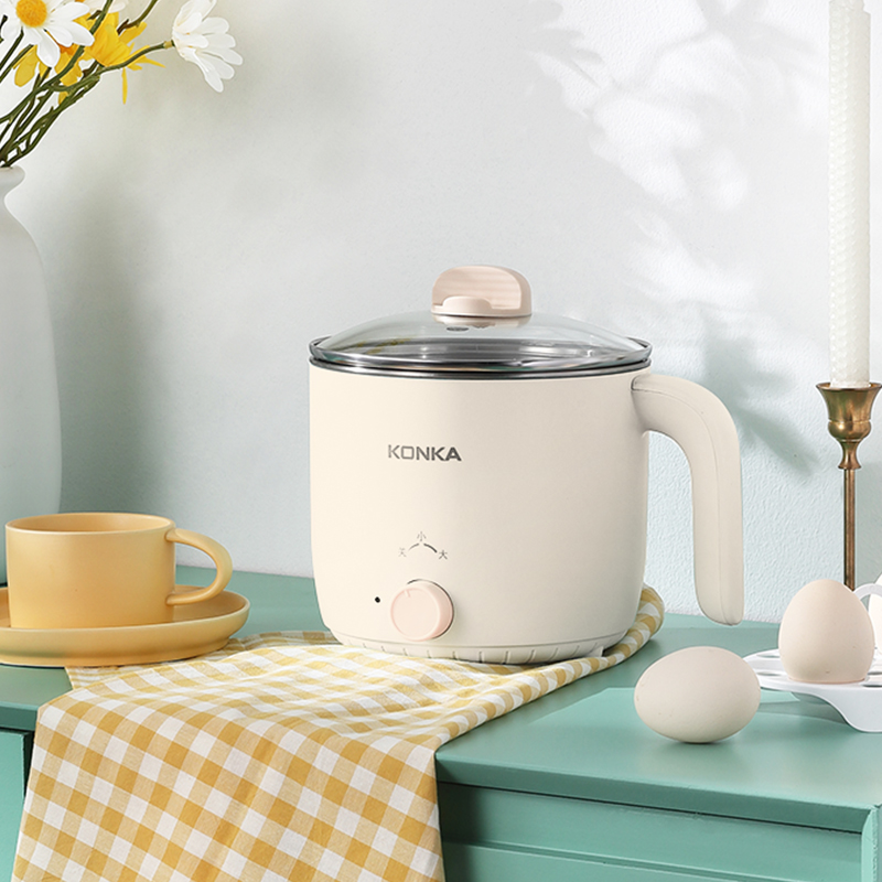 康佳(KONKA)KZG-15YX301 电煮锅1.5L迷你电锅不粘锅高清大图
