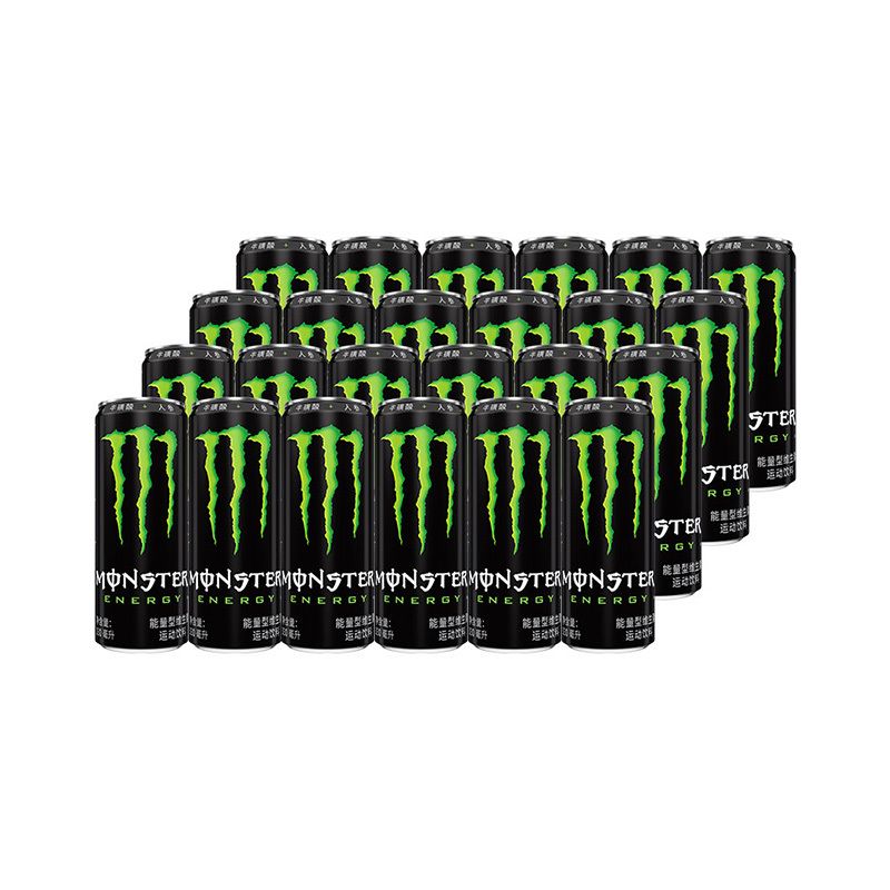 可口可乐 魔爪(Monster)能量型维生素运动饮料330ml*24 整箱 可口可乐出品