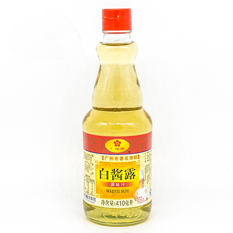 广味源白酱露410ml原色白酱油无色味极鲜西餐复合调味酱汁豉油