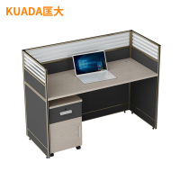 匡大板式屏风办公桌1.4米单人位简约现代职员桌KD-16L2047