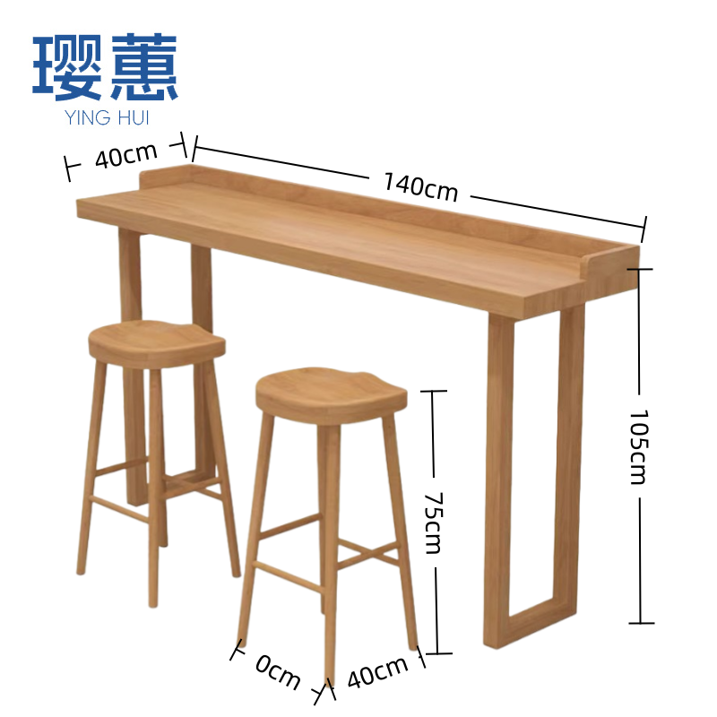 璎蕙 桌椅120*40*105cm 套高清大图