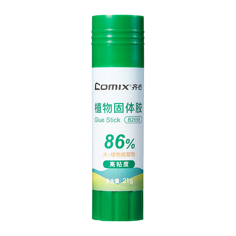 齐心 B2658 固体胶 植物淀粉21g 白