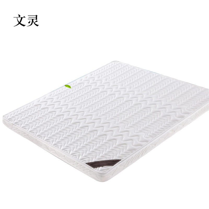 文灵椰棕床垫家用棕垫B10cm厚(防螨针织+2cm乳胶+0胶水天然椰棕)1000mm*2000mm高清大图