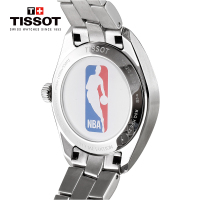 天梭(TISSOT)PR100系列日历窗格条字时标钢带女士石英表