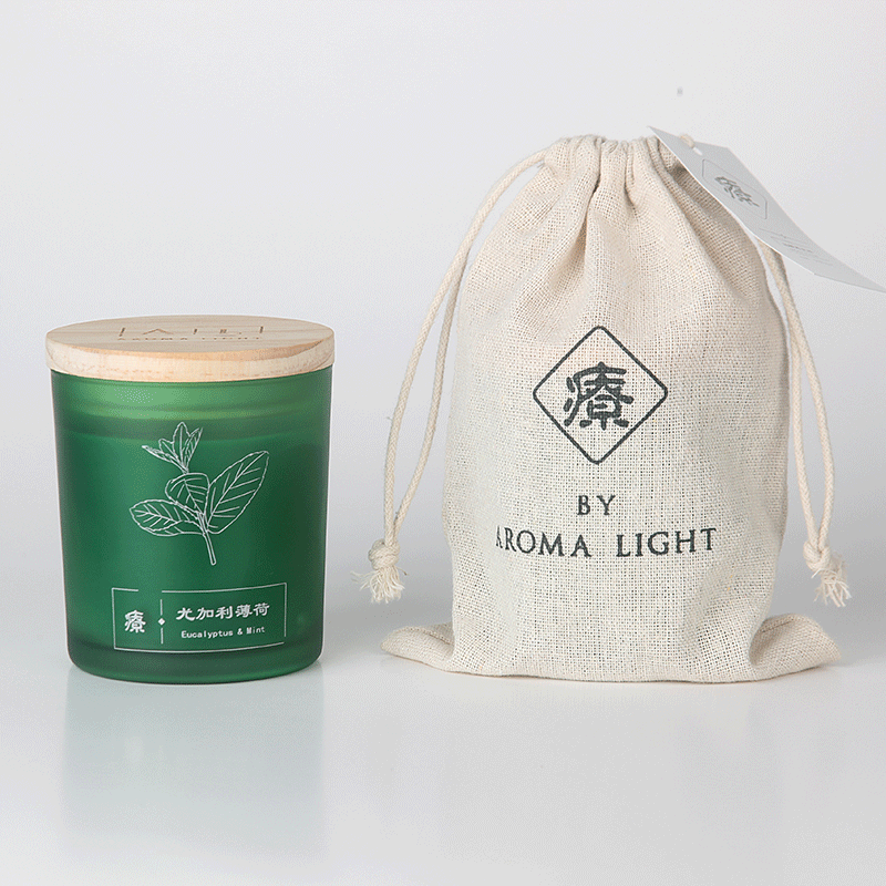 美通香薰-療系列蜡烛(尤加利薄荷)160g高清大图