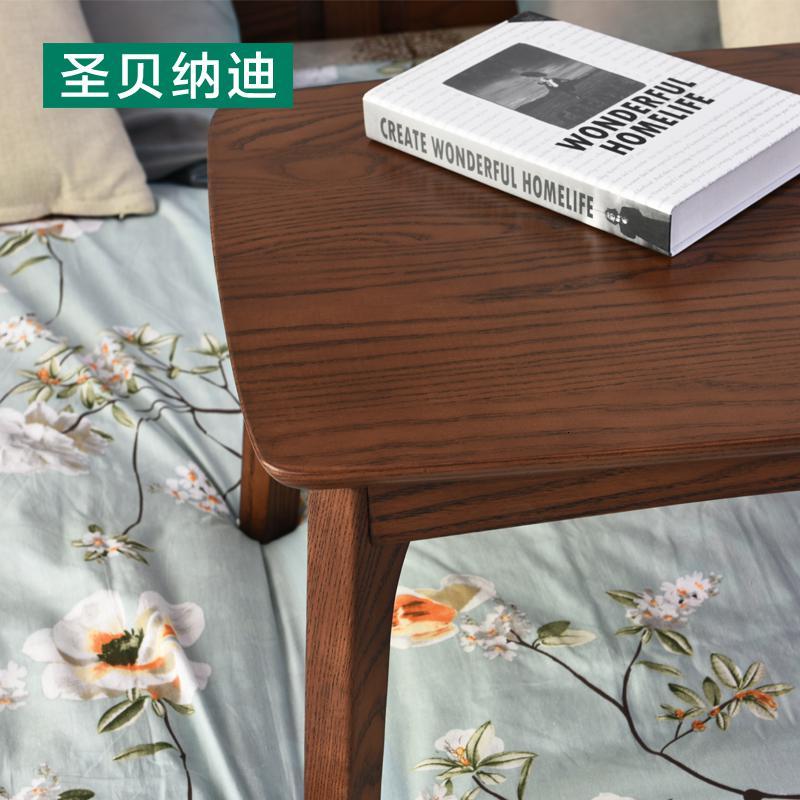 汐岩实木飘窗桌日式现代炕桌床上学习桌美式简约小茶几榻榻米桌矮桌子