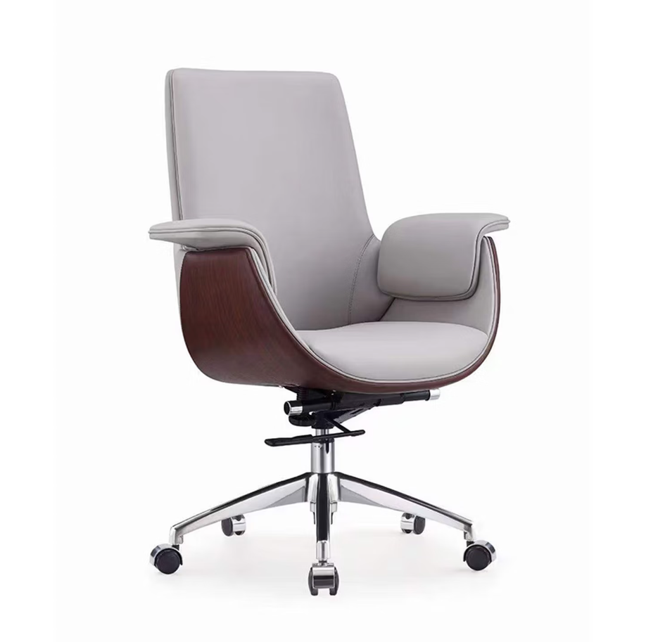 GUDONE办公椅升降旋转按摩椅高背大尺寸旋转舒适办公椅高清大图