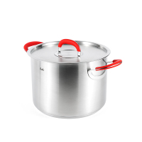 德国菲仕乐/Fissler 小红柄24cm深双耳汤锅 不锈钢锅奶锅煮锅炖锅 防滴边漏设计多灶炉通用