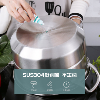 纯正304蒸锅不锈钢三层加厚家用32/34/36/40cm多层蒸锅超大号商用厨量 36四层304特厚