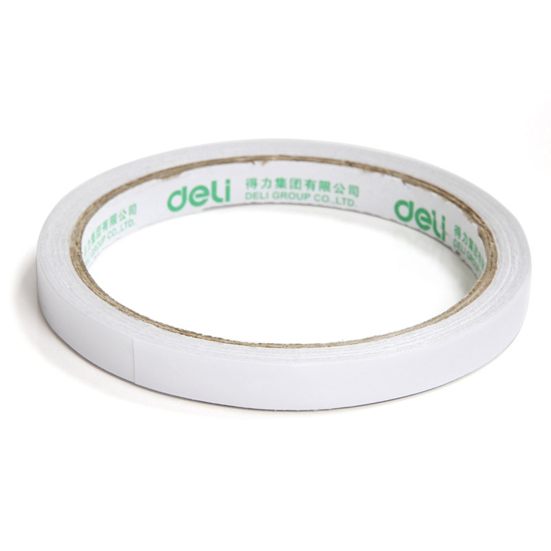 得力(deli) 30400/9mm*10y棉纸双面胶带(10卷装)