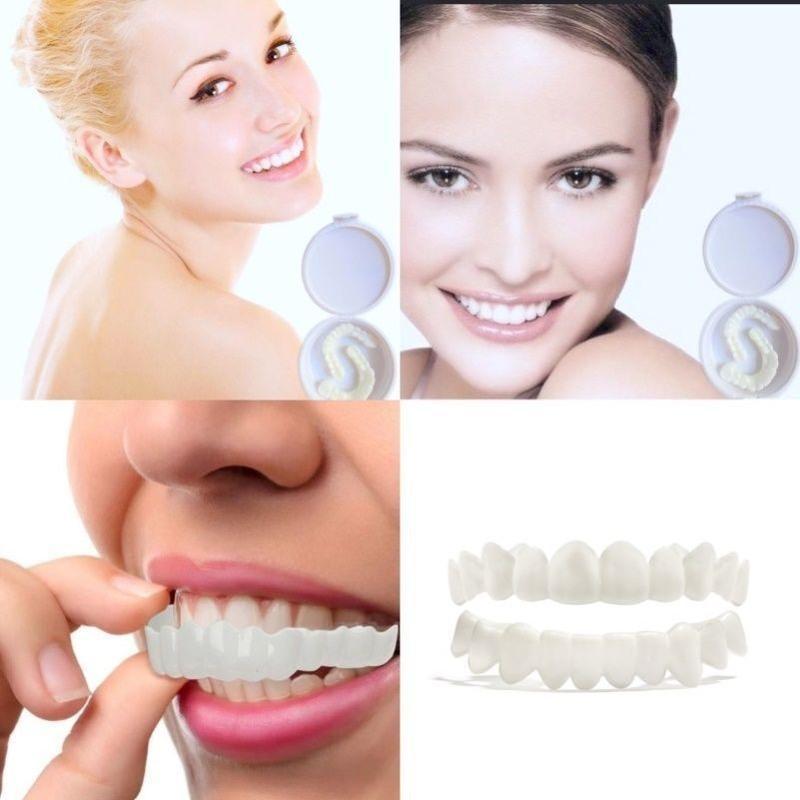 第四代老人吃饭神器临时填补仿真牙套男女通用美白门牙遮盖假牙 第