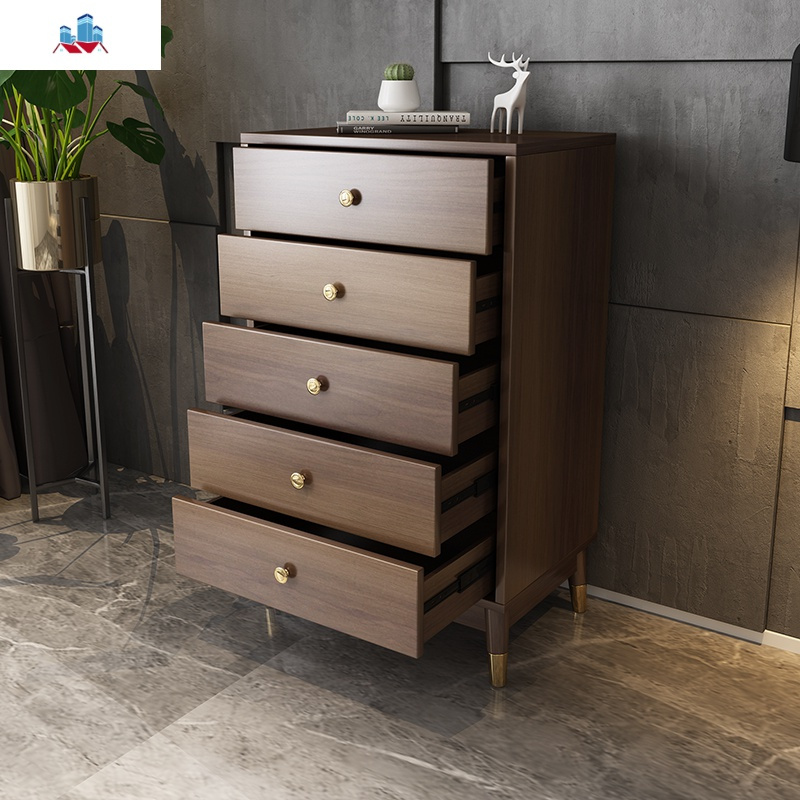 北欧简约轻奢抽屉式五斗柜斗橱 现代卧室客厅经济型收纳柜储物柜 泰