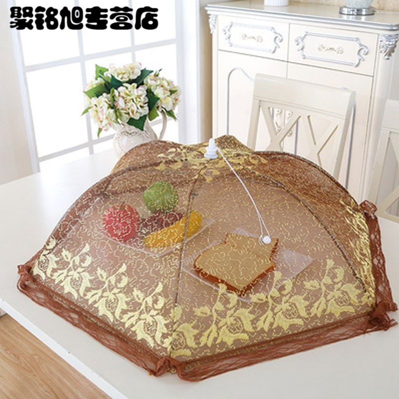 大号圆形长方形饭菜罩遮菜伞罩厨房防蝇罩方形餐桌盖菜罩食物罩多色多款多功能生活日用家庭清洁生活日用收纳用品收纳袋