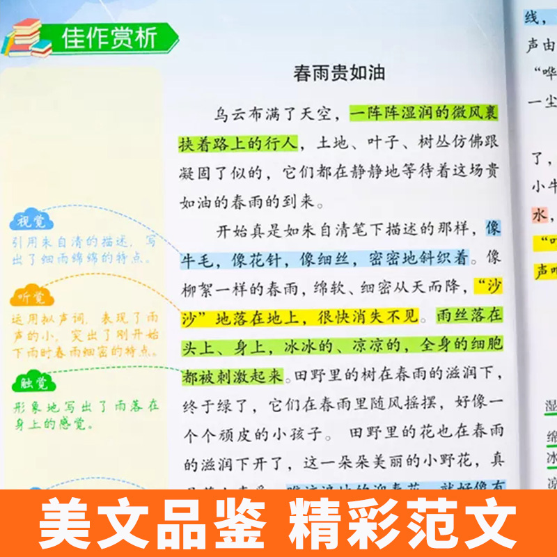 五感法同步作文 小学三年级 [正版]斗半匠五感法写作文三到六年级同步作文全套小学语文一年级二年级看图写话四五上册下册人教高清大图