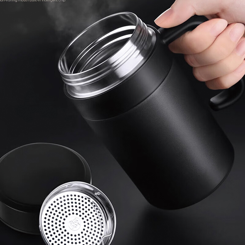 海亚森 M1C67 鹏程万里 316不锈钢保温杯420ml 保温杯(计价单位:个)绅士黑高清大图