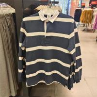 NIKE耐克长袖T恤运动休闲针织男装条纹POLO衫FN3123-437 DBg L FN3123-437