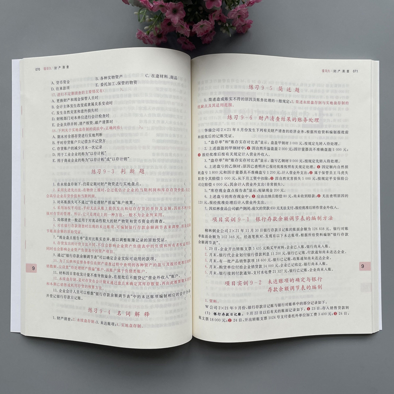 基础会计项目实训与习题集 [正版] 基础会计项目实训与习题集(第五版) 第5版 李占国高清大图