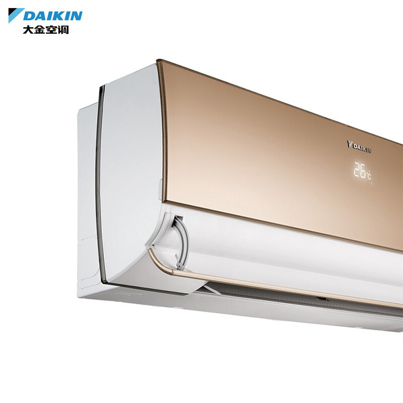 大金空调 (DAIKIN) 一级 直流变频挂壁机 冷暖康达WIFI智控 金色 大1.5匹