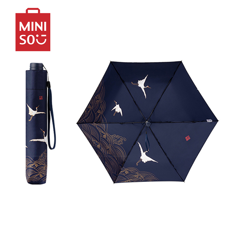 名创优品miniso故宫宫廷百花图卷系列防晒伞参数