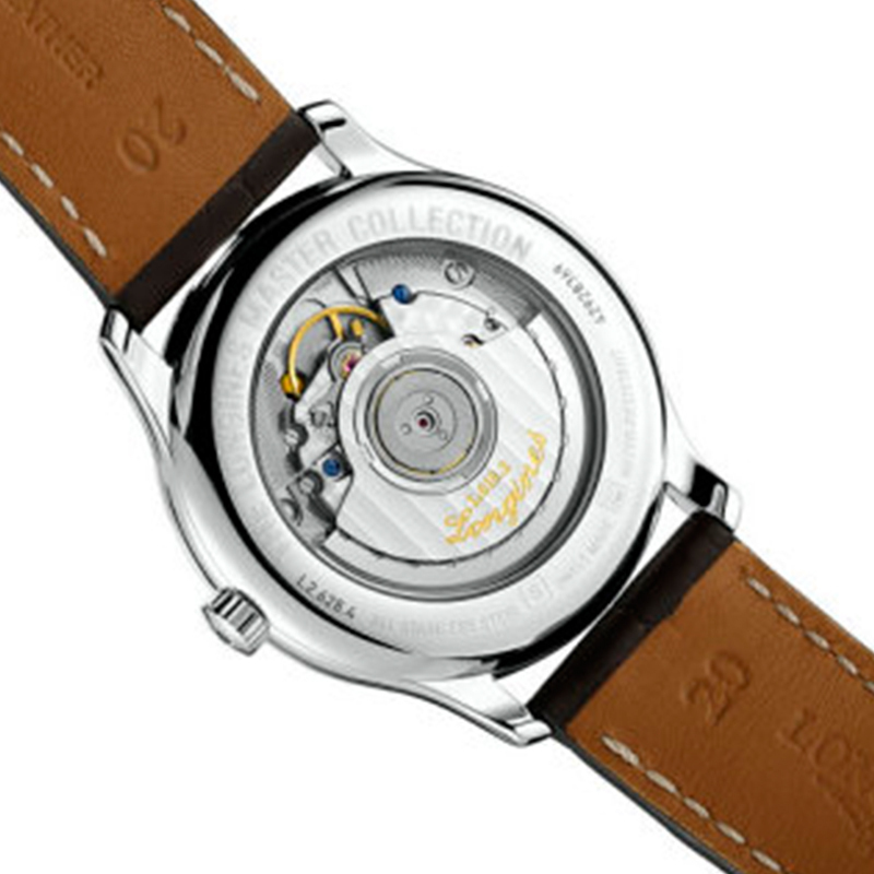 LONGINES 浪琴名匠系列皮带男士机械表 L2.628.4.78.3
