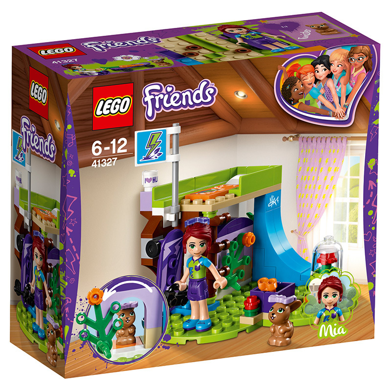 LEGO 乐高 Friends好朋友系列 米娅的卧室 LEGC41327 6-12岁 50-100块塑料玩具