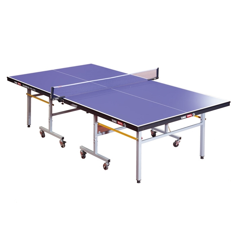 红双喜(dhs) 乒乓球桌可移动球台标准乒乓球案子t2023可叠折带轮子
