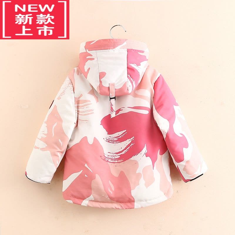 可莉允女童羽绒服冬2022新款男童儿童中大童加厚连帽棉服洋气xn-0072A图片