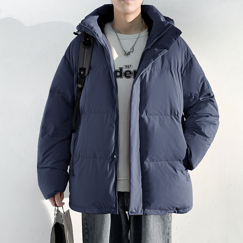 唐狮羽绒服男外套男冬季时尚保暖短款连帽羽绒服男加厚冬