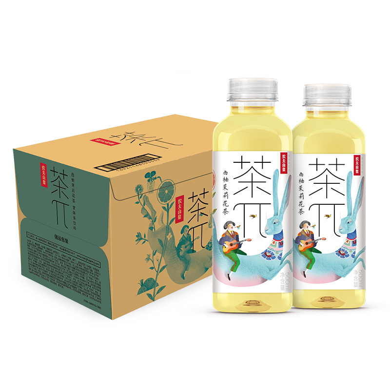 NBYH-农夫山泉茶π西柚茉莉花茶500ml*15瓶