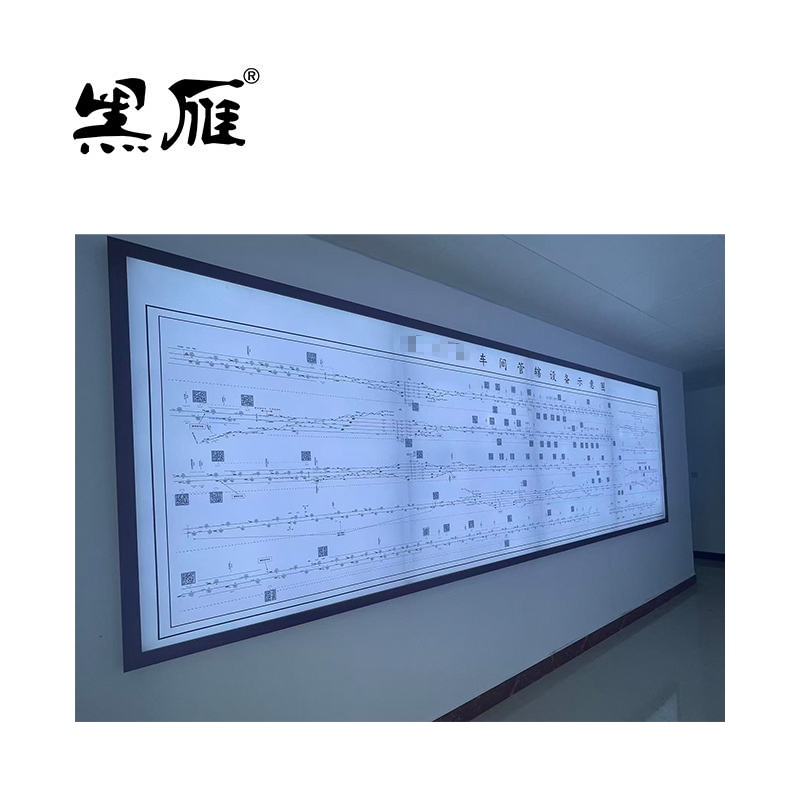 黑雁 揭挂灯箱定制 1*1m 平方米高清大图