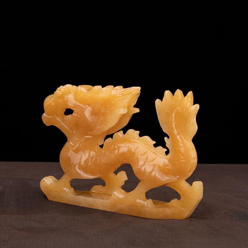 玉石风水龙龙双龙戏珠家居客厅玄关装饰摆件工艺品_758_326