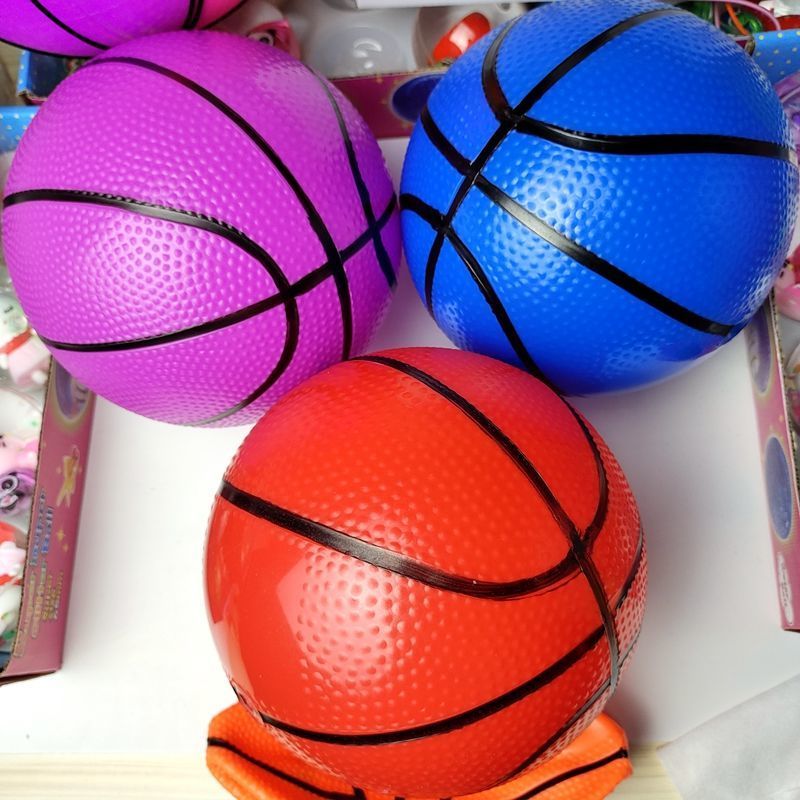 普通足球不发光单独1个送气筒发光篮球儿童玩具球发光皮球儿童幼儿小