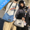 封后休闲简约男士斜挎包ins潮牌男生运动挎包日系时尚潮流斜跨单肩包