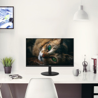 PPTV 超窄边框 1080P全高清 电脑显示器 低蓝光爱眼不闪屏 商务办公显示器