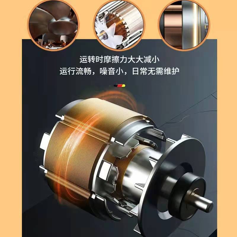 上亨可折叠电吹风SHZH-LC18W042灰红色高清大图
