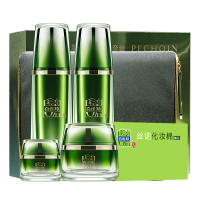 PECHOIN百雀羚女士护肤套装 肌初赋活致臻套装（精华水90ml+焕颜乳90ml+霜50g+眼霜）保湿补水