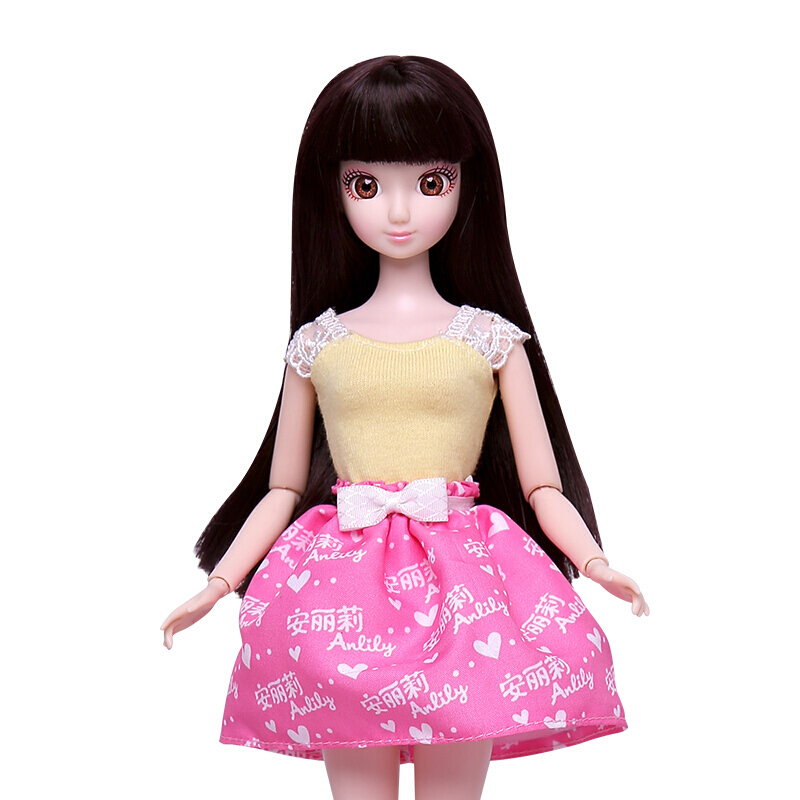 安丽莉娃娃玩具套装洋娃娃女孩儿童过家家玩具公主娃娃大礼盒换装衣服