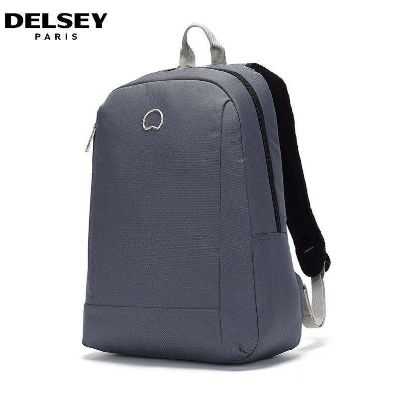 法国大使(delsey)商务式电脑背包 内部智能装配夹层大容量双肩包 70371560011 灰色