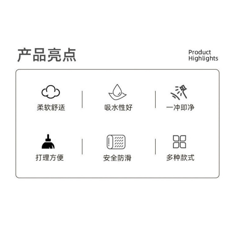 亿洛莱 浴室地垫高清大图